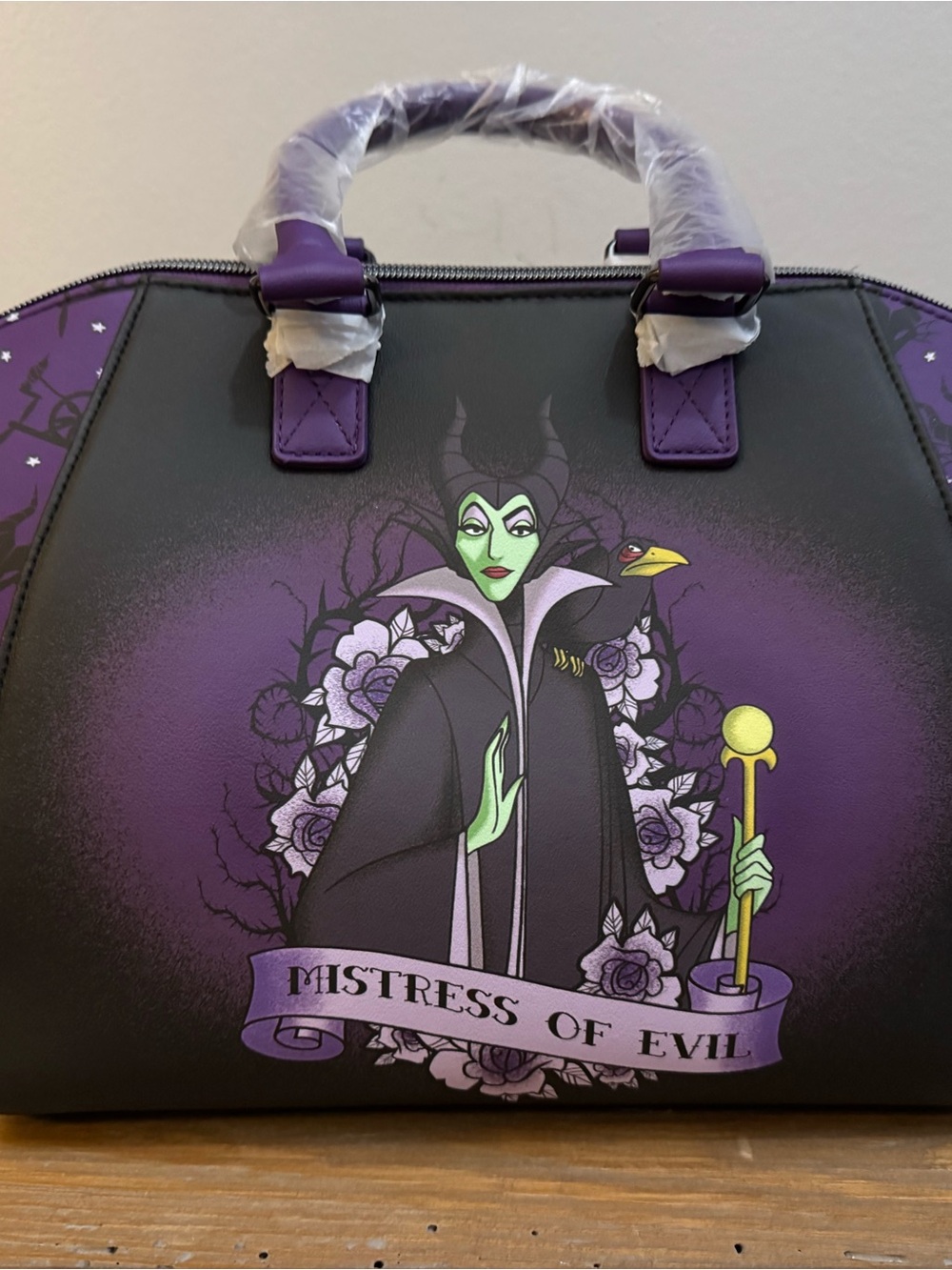 Disney Loungefly Maleficent Villains Mistress of Evil Crossbody Purse Satchel